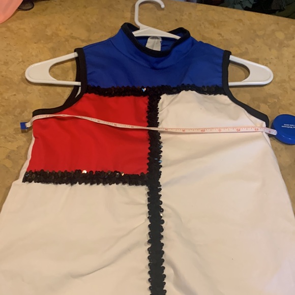Weissman Color Block Dance costume, size large child - Picture 10 of 11